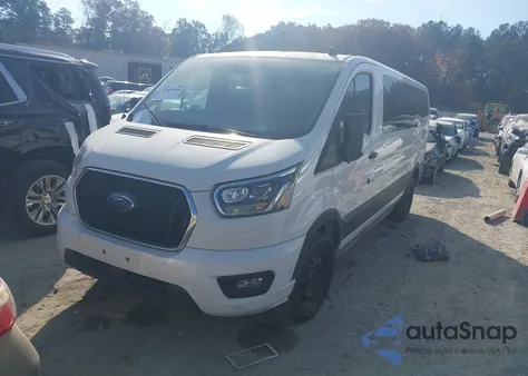 2023 Ford Transit-350 Passenger Van Xlt z USA, uszkodzony, nr VIN 1FBAX2YG2PKB08250